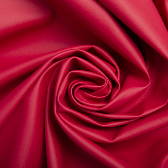 The fabric is artificial leather Classic темна малина, фото 1