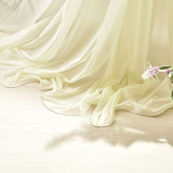 Тюль однотонна Вуаль Silk V-A09 лимон, фото 2 Тюль однотонна Вуаль Silk V-A09 лимон, фото 2