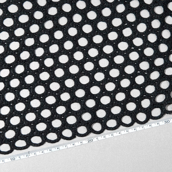 Тканина гіпюр Надія кільце чорний, фото 2 Тканина гіпюр Надія кільце чорний, фото 2