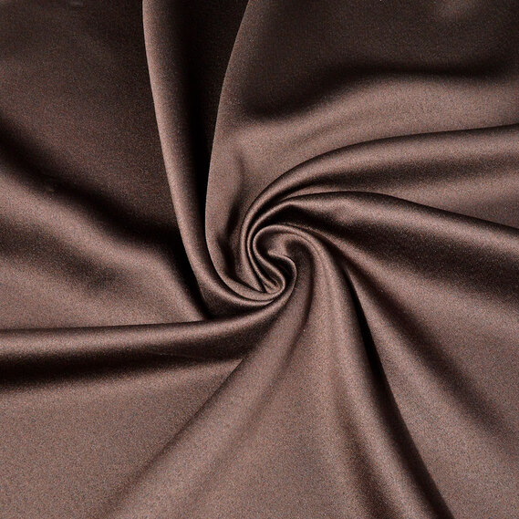 Тканина портьєрна однотонна Блекаут V-55 шоколад, фото 2