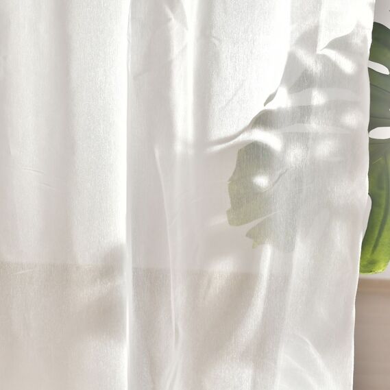 Тюль однотонний батист LEGO V-N01 молоко, фото 2