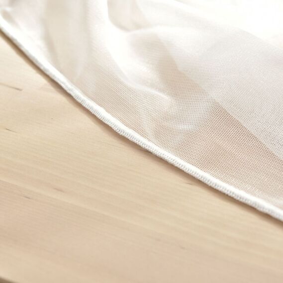 Тюль однотонный сетка Ksena V-2 молоко, фото 5 Тюль однотонный сетка Ksena V-2 молоко, фото 5