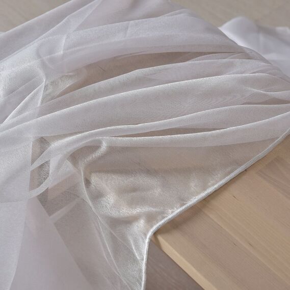 Тюль сетка Leon V-001 біла, фото 1 Тюль сетка Leon V-001 біла, фото 1