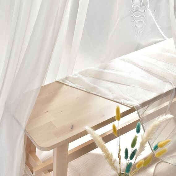 Тюль сетка Leon V-002 молоко, фото 3 Тюль сетка Leon V-002 молоко, фото 3