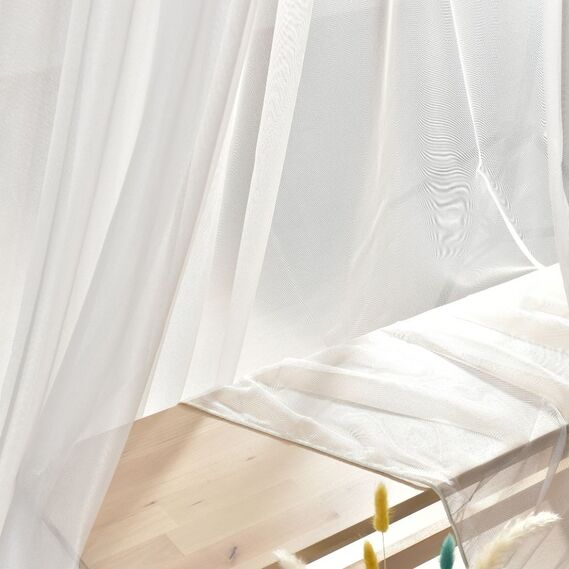 Тюль сетка Leon V-002 молоко, фото 4 Тюль сетка Leon V-002 молоко, фото 4