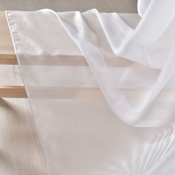 Тюль однотонный Krep Ізольда V-1010 біла, фото 2 Тюль однотонный Krep Ізольда V-1010 біла, фото 2