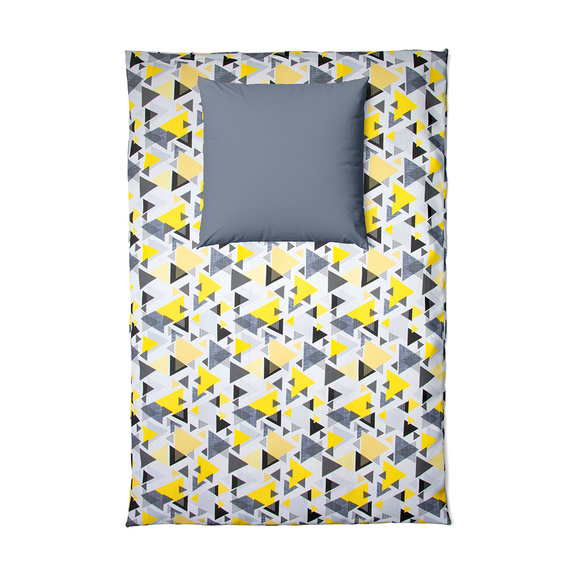 Calico fabric 2.4 Selonya V-6 23907 1 абстракція жовто чорна, фото 3