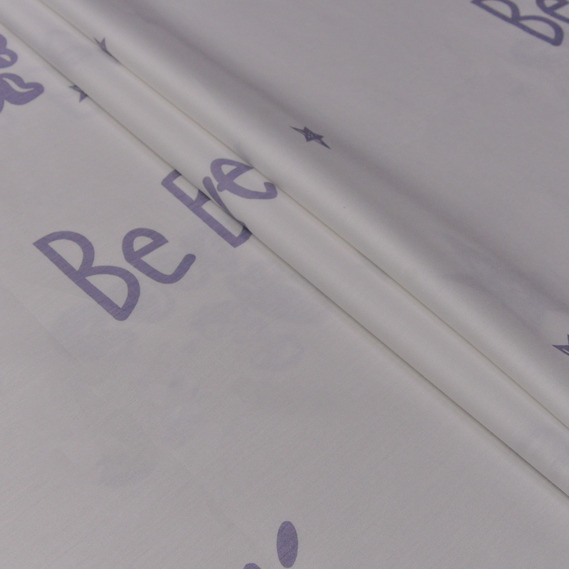 Тканина бавовна сатин для постільної білизни, натуральна тканина, постільна білизна 120 гр/м2 S-092B Зірки білий, фото 1 Тканина бавовна сатин для постільної білизни, натуральна тканина, постільна білизна 120 гр/м2 S-092B Зірки білий, фото 1