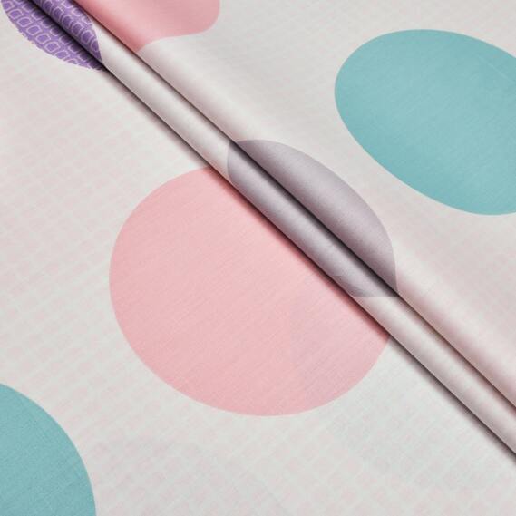 SATIN fabric S-025A Кола білий, фото 1