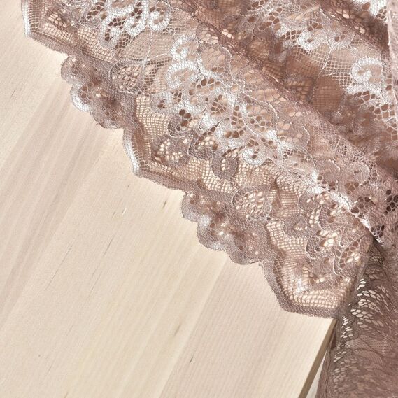 Тюль жакард Камелія V-H1917 кава, фото 5