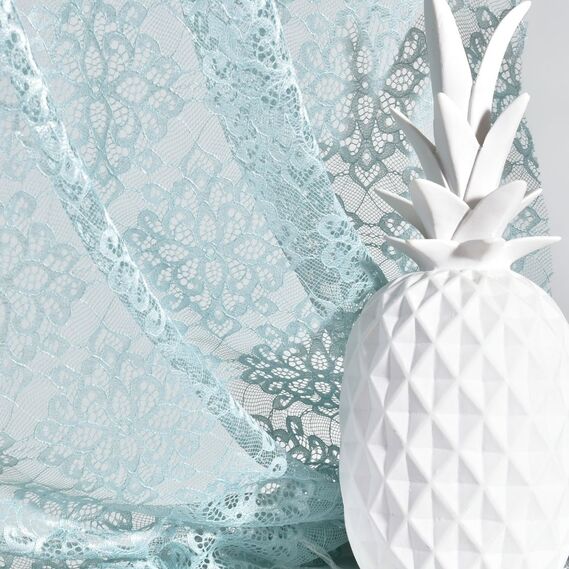 Тюль жаккард Камелия V-Y2409 м`ята, фото 6 Тюль жаккард Камелия V-Y2409 м`ята, фото 6