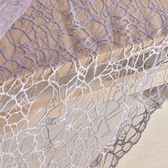 Тюль жаккард Джена  V-G1446 сіра, фото 5 Тюль жаккард Джена  V-G1446 сіра, фото 5