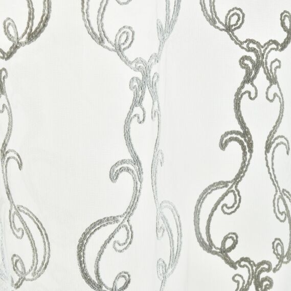 Тюль сетка с вышивкой Klaydia V-6 тіфані, фото 5 Тюль сетка с вышивкой Klaydia V-6 тіфані, фото 5