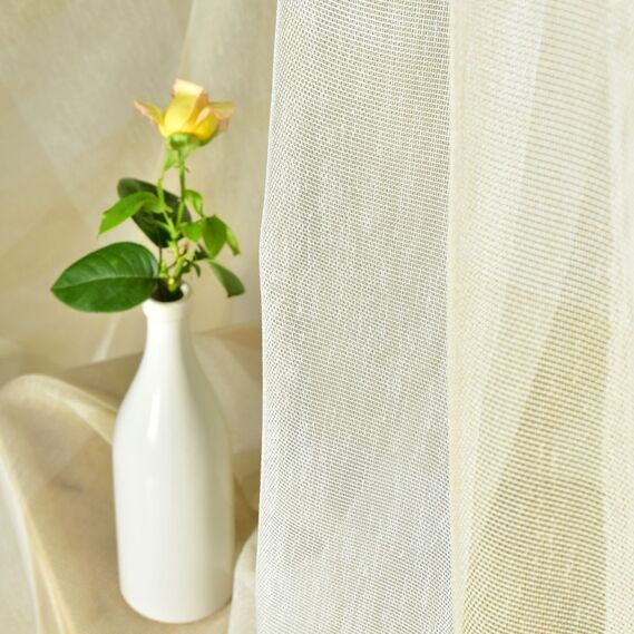 Тюль мешковина Квадрат V-01 беж, фото 1 Тюль мешковина Квадрат V-01 беж, фото 1