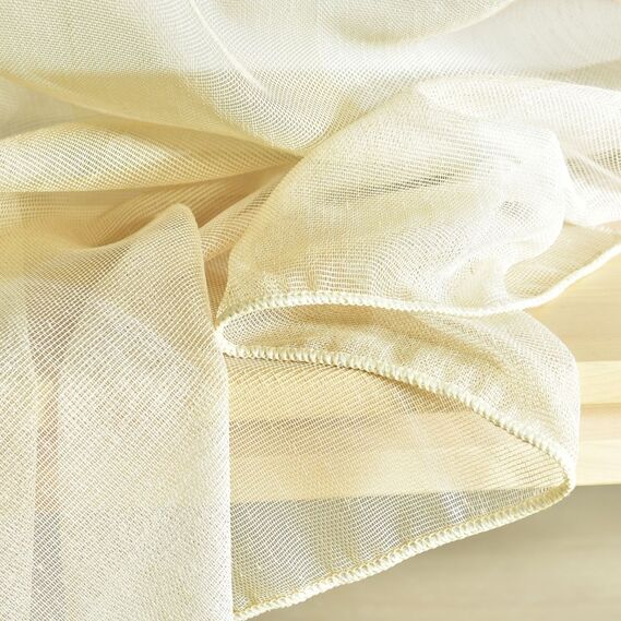 Тюль мешковина Квадрат V-01 беж, фото 4