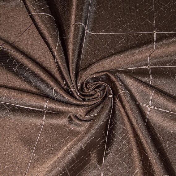 Тканина портьєрна жакардова Нео V-307 шоколад, фото 2