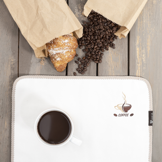 Підтарілочник ТМ IDEIA 30х40 см молоко, фото 2 Підтарілочник ТМ IDEIA 30х40 см молоко, фото 2