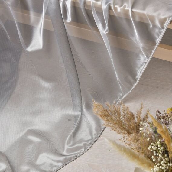 Тюль сітка однотонний Ege V-301 сіра, фото 3 Тюль сітка однотонний Ege V-301 сіра, фото 3