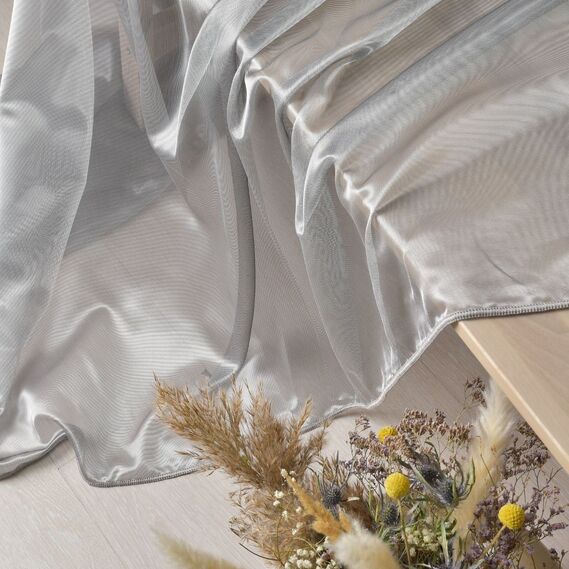 Тюль сітка однотонний Ege V-301 сіра, фото 4