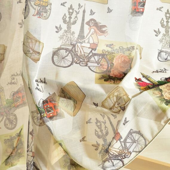 Тюль-батист ПРОГУЛЯНКА V-03C, фото 2 Тюль-батист ПРОГУЛЯНКА V-03C, фото 2