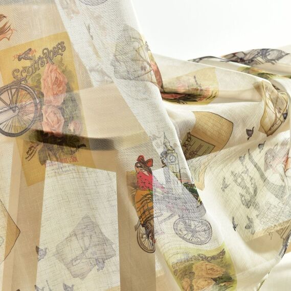 Тюль-батист ПРОГУЛЯНКА V-03C, фото 3 Тюль-батист ПРОГУЛЯНКА V-03C, фото 3