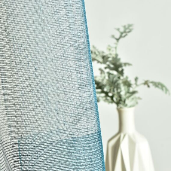 Тюль мішковина Квадрат V-07 мор хвиля, фото 2 Тюль мішковина Квадрат V-07 мор хвиля, фото 2
