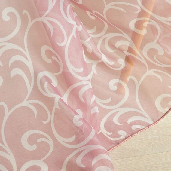 Тюль-вуаль ЗАВИТОК V-23 пудра, фото 3 Тюль-вуаль ЗАВИТОК V-23 пудра, фото 3