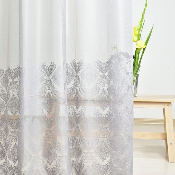 Тюль-гіпюр MELISA V-S0793 сіра, фото 3 Тюль-гіпюр MELISA V-S0793 сіра, фото 3