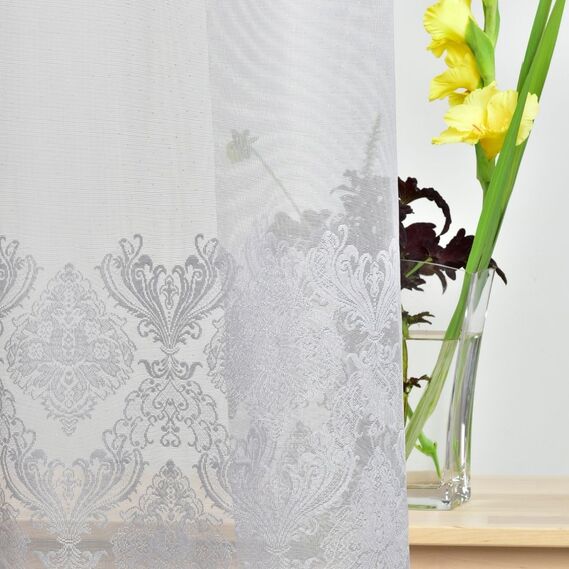 Тюль-гіпюр MELISA V-S0793 сіра, фото 4 Тюль-гіпюр MELISA V-S0793 сіра, фото 4