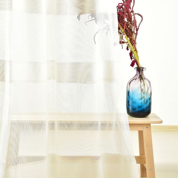 Тюль набивной рогожка Etek V-10 крем беж, фото 1 Тюль набивной рогожка Etek V-10 крем беж, фото 1