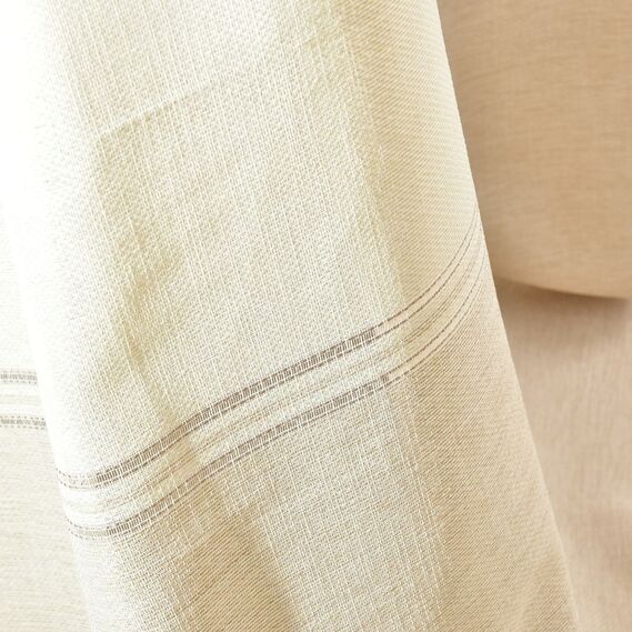 Тюль набивной рогожка Mathis V-104 беж, фото 2 Тюль набивной рогожка Mathis V-104 беж, фото 2