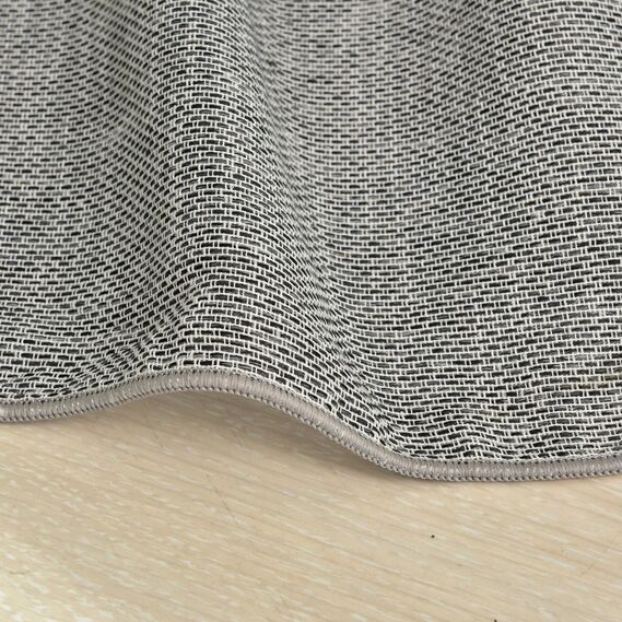 Тюль набивной рогожка Mathis V-109 сіра, фото 6 Тюль набивной рогожка Mathis V-109 сіра, фото 6