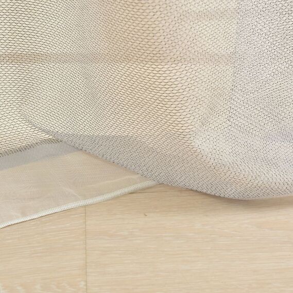 Тюль набивной рогожка Ayda V-110 сіра, фото 5 Тюль набивной рогожка Ayda V-110 сіра, фото 5