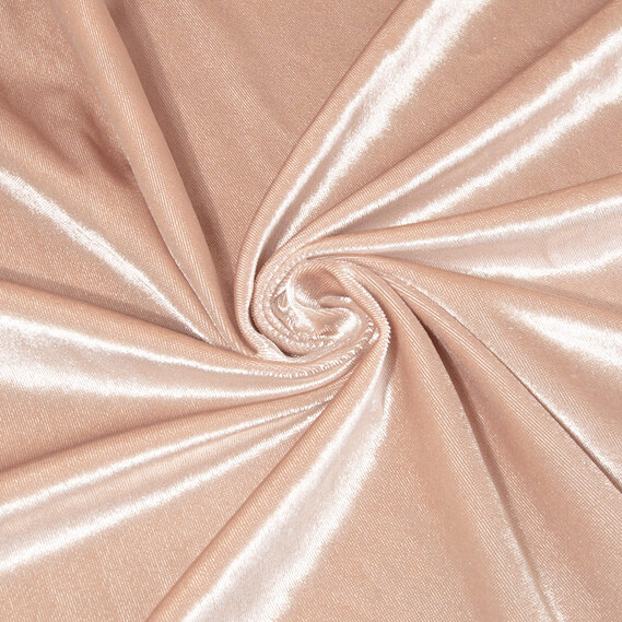 Ткань портьерная однотонная Бархат Roma V-10596 рожева, фото 2