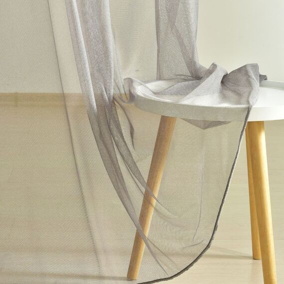 Тюль фатин Деграде V-801 сіра, фото 1 Тюль фатин Деграде V-801 сіра, фото 1