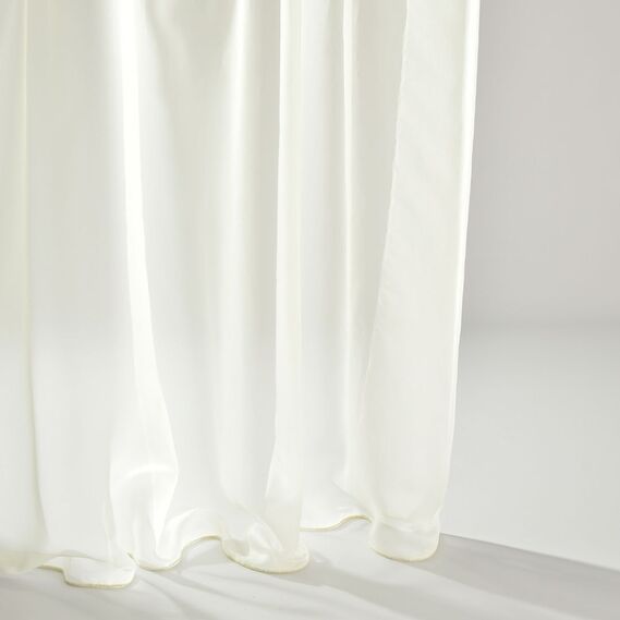 Органза шелк Блеск V-1011 молоко, фото 4 Органза шелк Блеск V-1011 молоко, фото 4