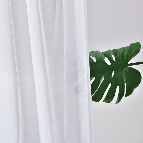 Тюль марлевка однотонный Кет V-100 beyaz, фото 1 Тюль марлевка однотонный Кет V-100 beyaz, фото 1