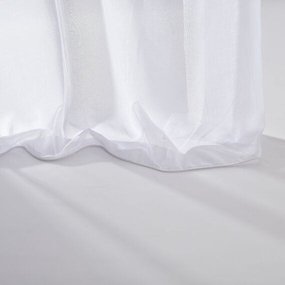 Тюль марлевка однотонный Кет V-100 beyaz, фото 3 Тюль марлевка однотонный Кет V-100 beyaz, фото 3