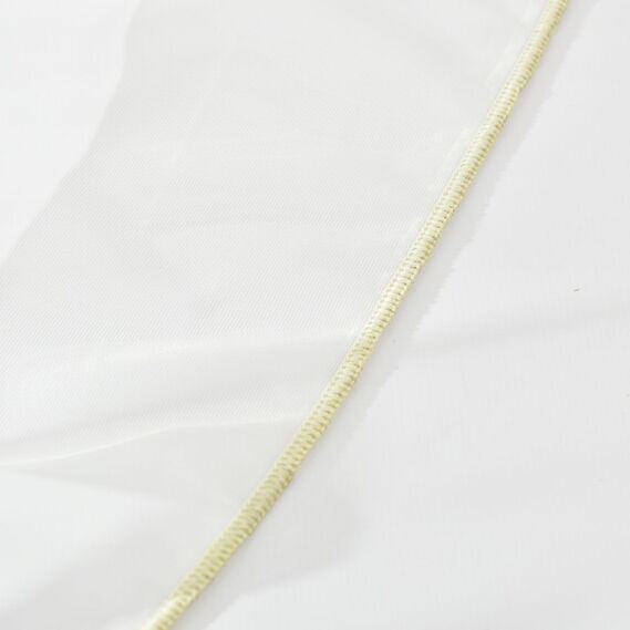 Тюль органза сітка однотонний  V-02 екрю, фото 6 Тюль органза сітка однотонний  V-02 екрю, фото 6