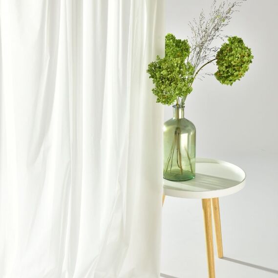 Тюль однотонный Silk Міранда V-2 молоко, фото 2 Тюль однотонный Silk Міранда V-2 молоко, фото 2