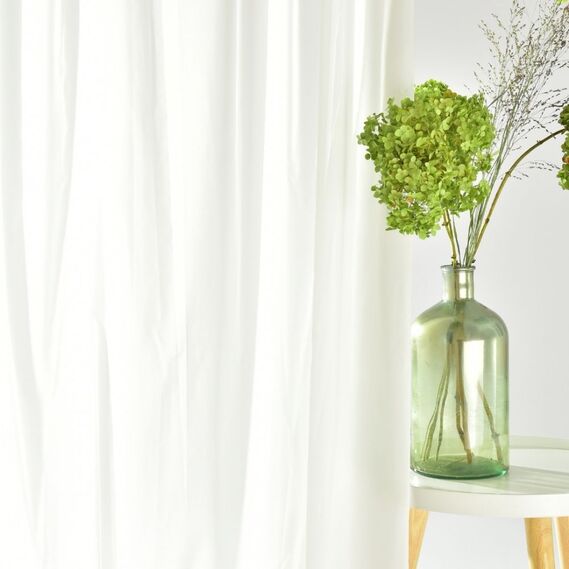 Тюль однотонный Silk Міранда V-2 молоко, фото 4 Тюль однотонный Silk Міранда V-2 молоко, фото 4