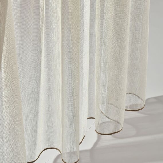 Тюль марлевка Brabus  V-201 сірий беж, фото 3