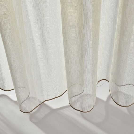 Тюль марлевка Brabus  V-201 сірий беж, фото 4