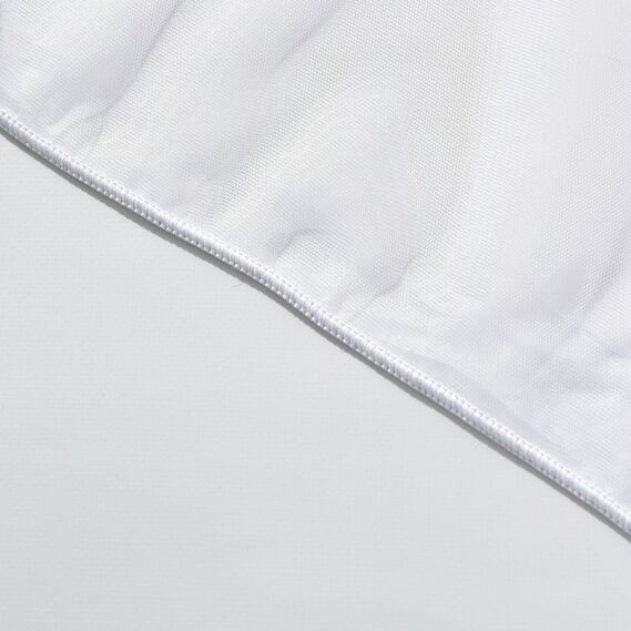 Тюль органза однотонний сітка Lily V-100 біла, фото 4