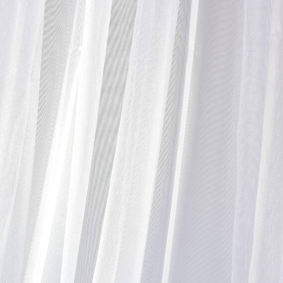 Тюль органза однотонний сітка Lily V-100 біла, фото 5 Тюль органза однотонний сітка Lily V-100 біла, фото 5