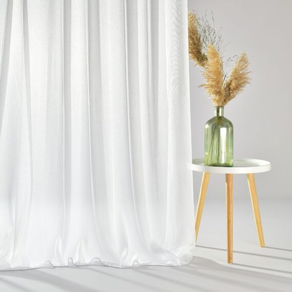 Тюль однотонний NEW IVON V-001 молоко, фото 4 Тюль однотонний NEW IVON V-001 молоко, фото 4