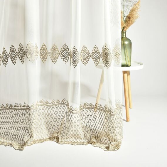 Тюль батист з вишивкою Borelli V-vizon, фото 6 Тюль батист з вишивкою Borelli V-vizon, фото 6