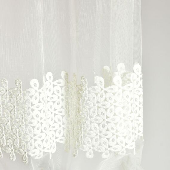 Тюль сітка Конюшина V-крем, фото 8