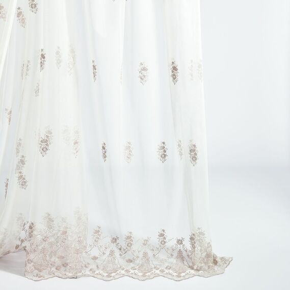 Тюль фатин з вишивкою Бейл V-vizon, фото 3 Тюль фатин з вишивкою Бейл V-vizon, фото 3