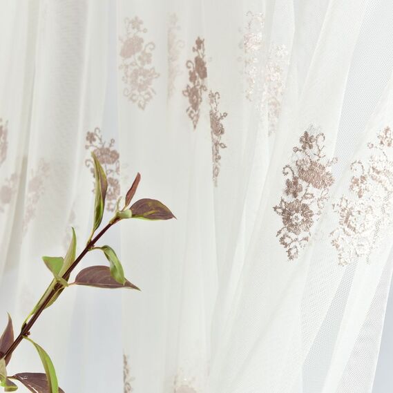 Тюль фатин з вишивкою Бейл V-vizon, фото 4 Тюль фатин з вишивкою Бейл V-vizon, фото 4